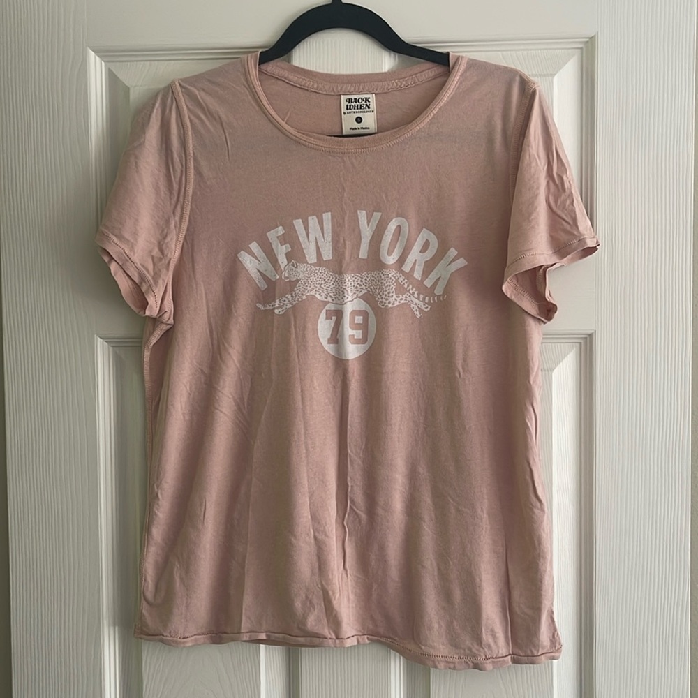 Pink graphic tee